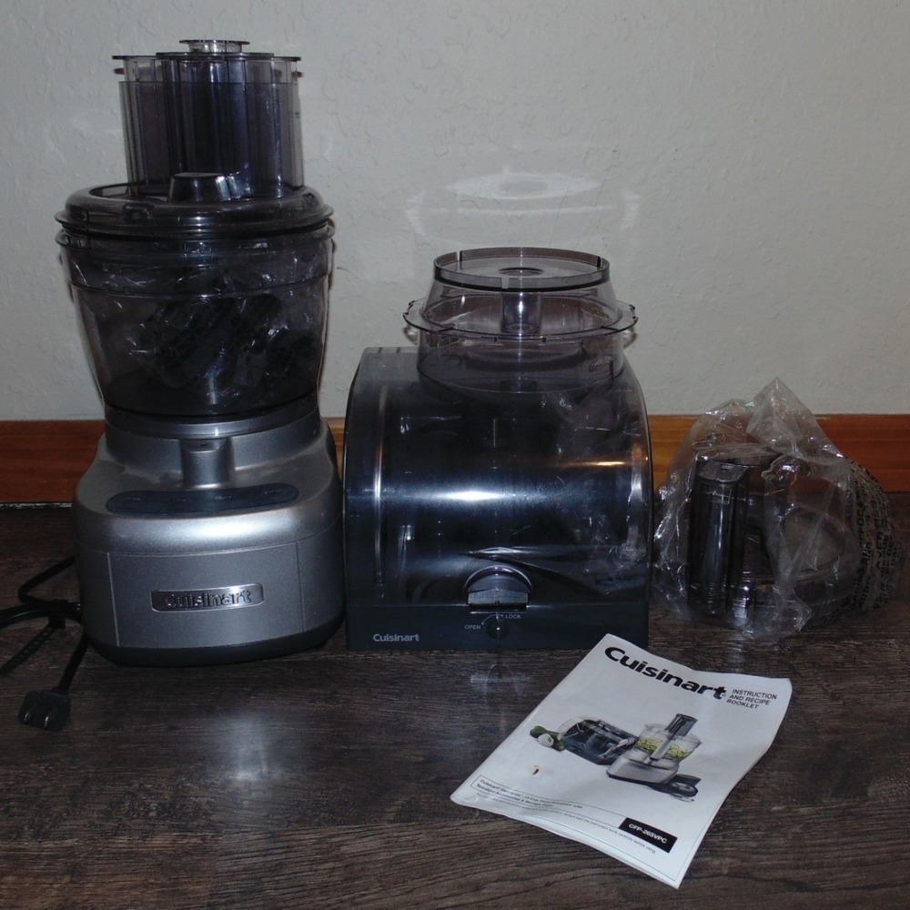 Cuisinart Food Processor 13 Cup Silver Good CFP-26SVPC Spiralizer Storage Case - Picture 1 of 9